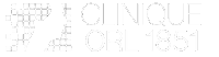 clinique orl 1851 logo blanc