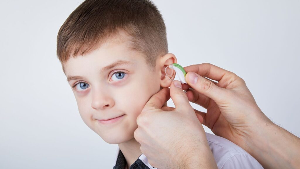 hearing kid